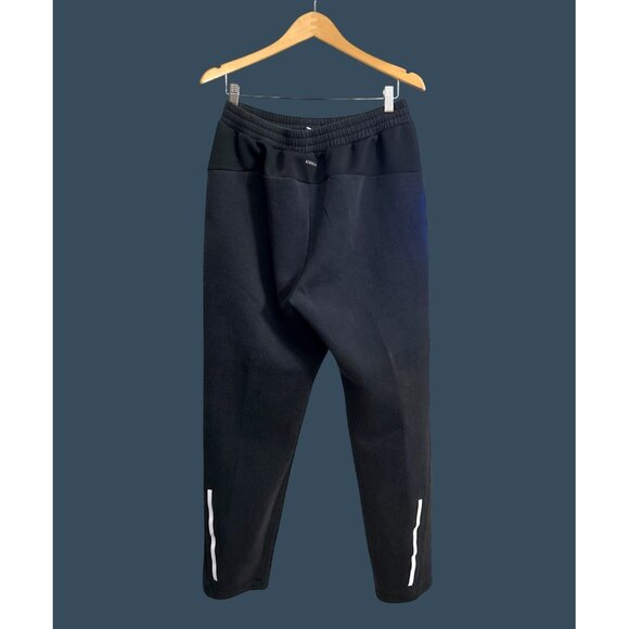 Adidas Mens Black Jogger Pants With Elastic Waistband & Side Pockets - Picture 2 of 6